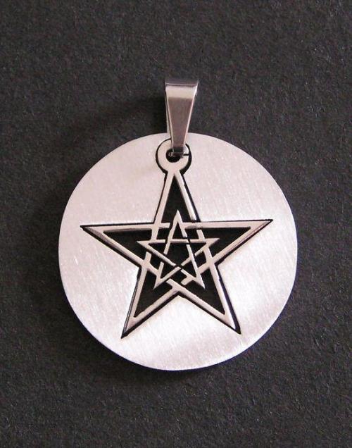 Pentagram - ocelový přívěsek