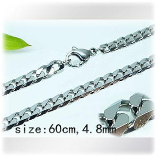 Ocelový náhrdelník - Hmotnost: 24g, 60cm, 4.8mm
