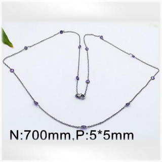 Ocelový náhrdelník - Hmotnost: 4.2 g, N:700mm, P:5*5mm