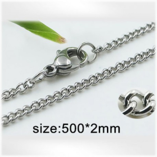 Ocelový náhrdelník - 500x2mm