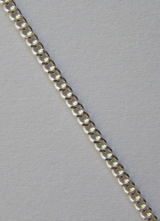 Klasický B - stříbrný řetízek - délka 42cm