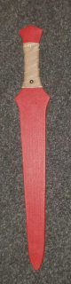 Rovný meč (červený)