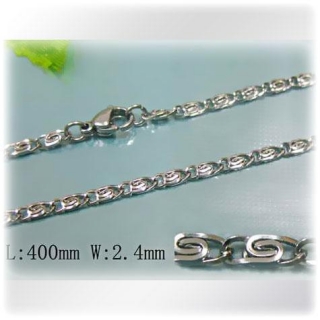 Ocelový náhrdelník - délka 400mm a šířka 2,4mm