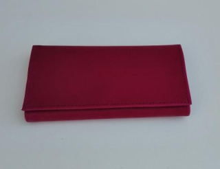 Kožená peněženka - hospodská kasírka - barva : růžová