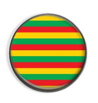 Reggae pruhy - button