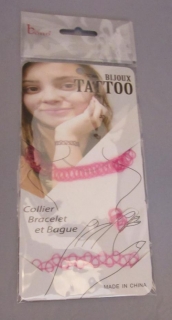 Roztahovatelná souprava Tattoo - růžová