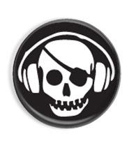 Skull pirát - button