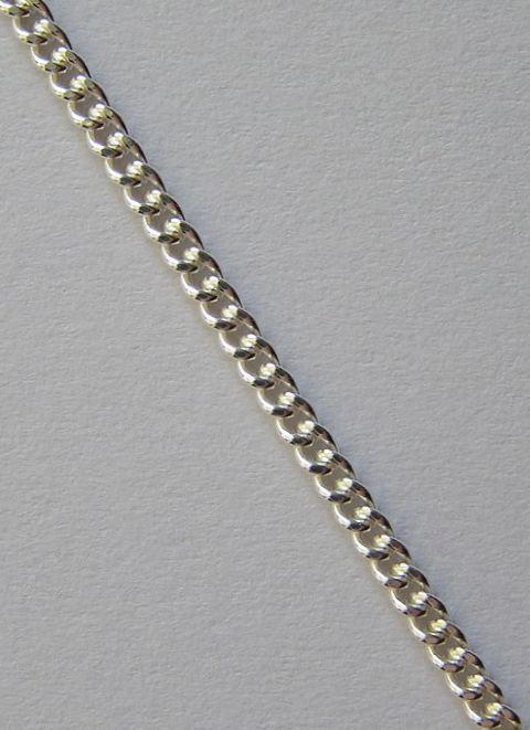 Klasický B - stříbrný řetízek - délka 50cm