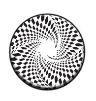 Spirála šachovnice - button